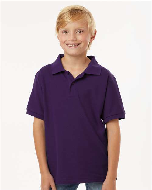 Youth Pique Polo Image 12