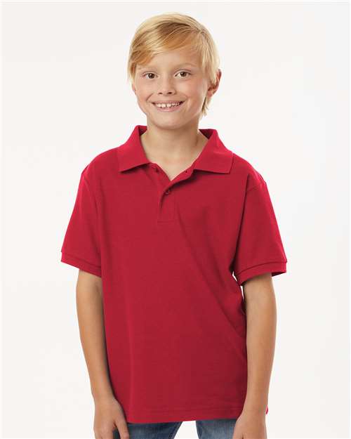 Youth Pique Polo Image 13