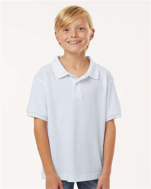 Youth Pique Polo Image 15