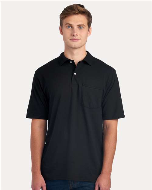 Men's Dri-Power® Polo with Pocket Image 2