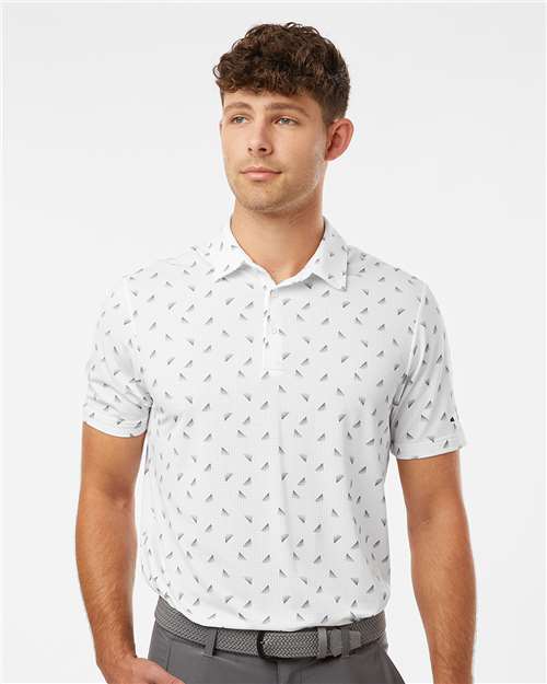 Men's Ultimate365 Mesh Print Polo Image 3