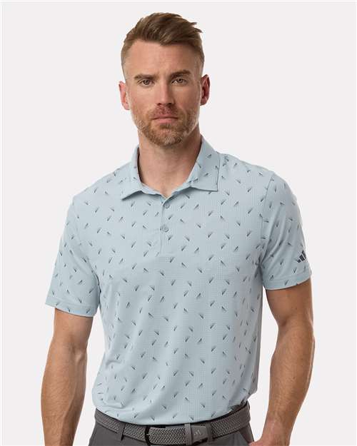 Men's Ultimate365 Mesh Print Polo Image 4
