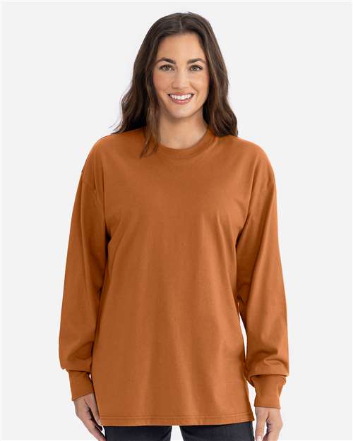 Unisex Heavyweight Long Sleeve T-Shirt Image 4