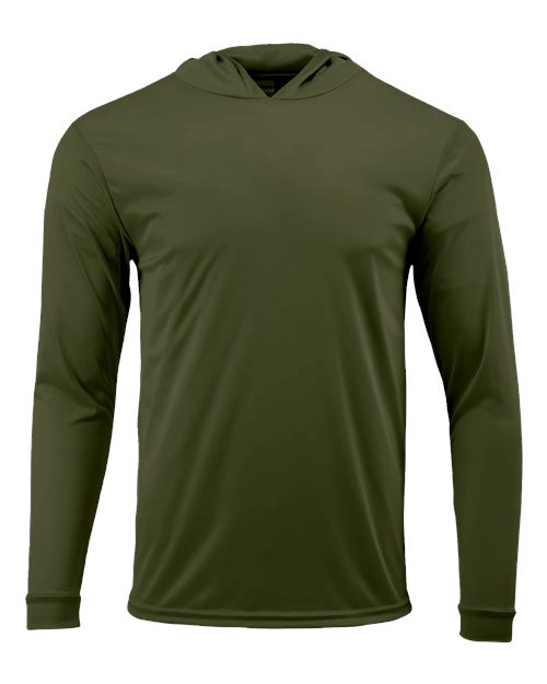Unisex Bahama Performance Hooded Long Sleeve T-Shirt Image 14