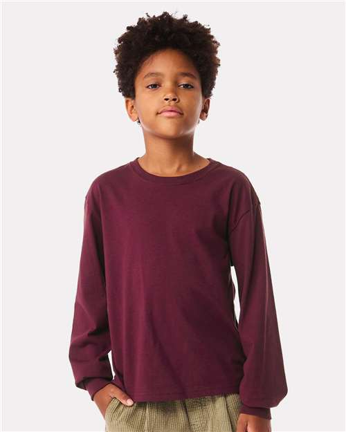 Youth 6oz. Heavyweight Long Sleeve Tee Image 6