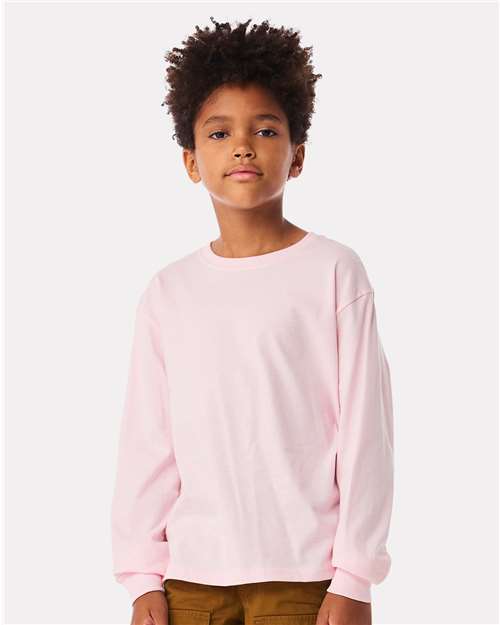 Youth 6oz. Heavyweight Long Sleeve Tee Image 9