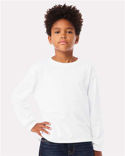 Youth 6oz. Heavyweight Long Sleeve Tee Image 13