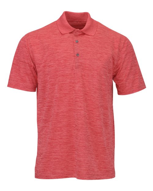 Men's Dakota Striated Heather Polo Image 3
