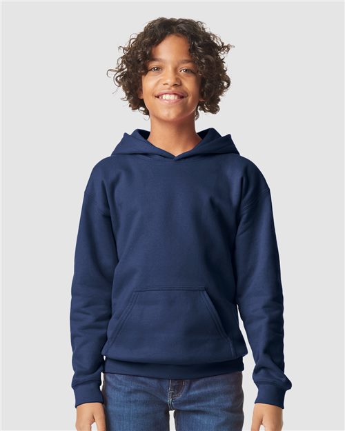 Youth Softstyle® Midweight Hooded Sweatshirt Image 1