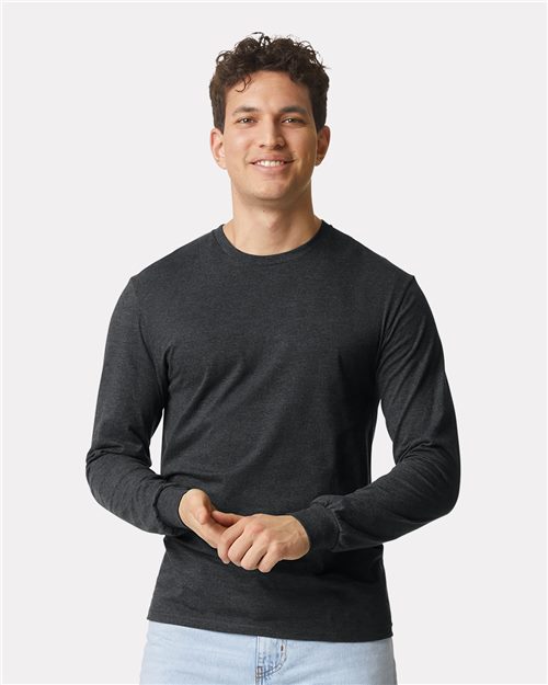 Unisex Softstyle® CVC Long Sleeve T-Shirt Image 1
