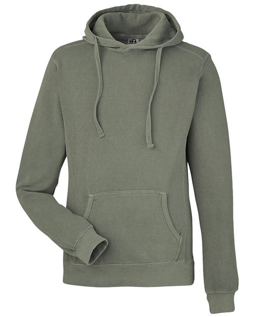 Unisex Pigment-Dyed Fleece Hooded Sweatshirt Image 1