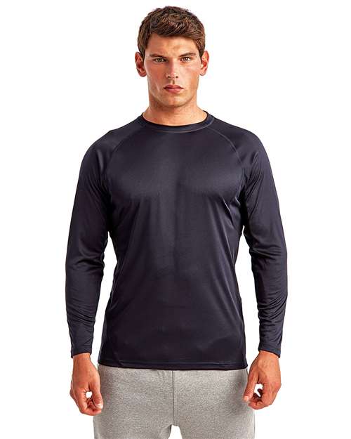 Unisex Panelled Long Sleeve Tech T-Shirt