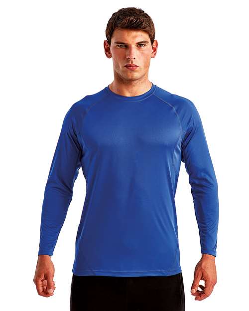 Unisex Panelled Long Sleeve Tech T-Shirt