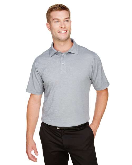 Men's CrownLux Performance® Address Mélange Polo Image 3