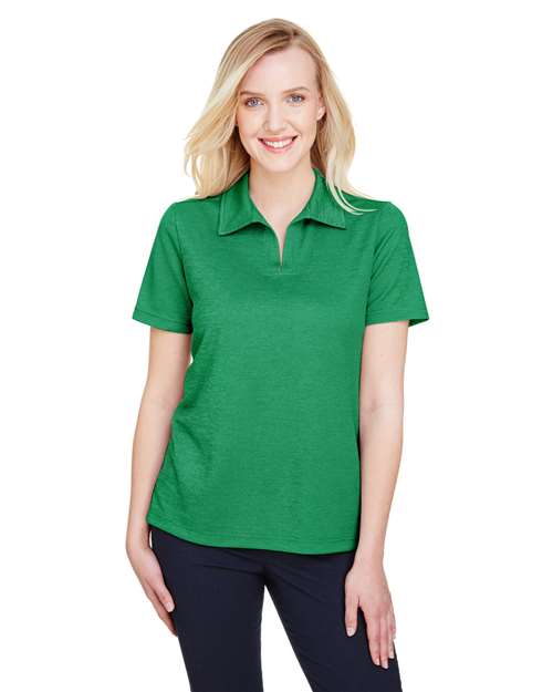 Women's CrownLux Performance® Address Melange Polo Image 4