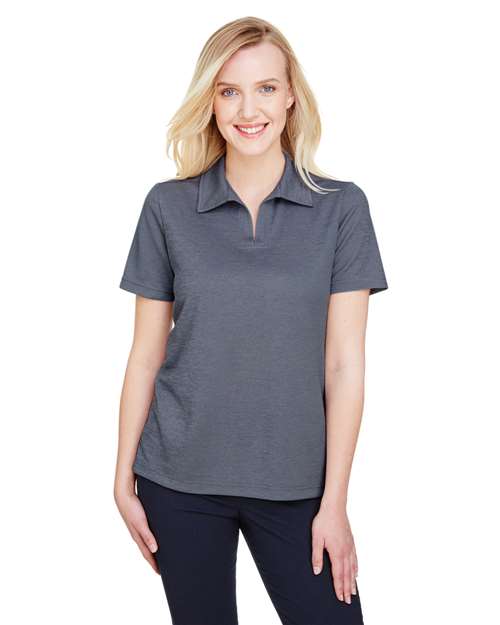 Women's CrownLux Performance® Address Melange Polo Image 5