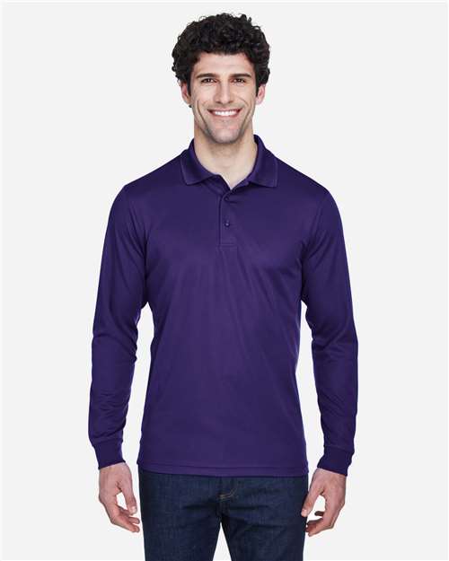 Men's Pinnacle Performance Long Sleeve Piqué Polo Image 5