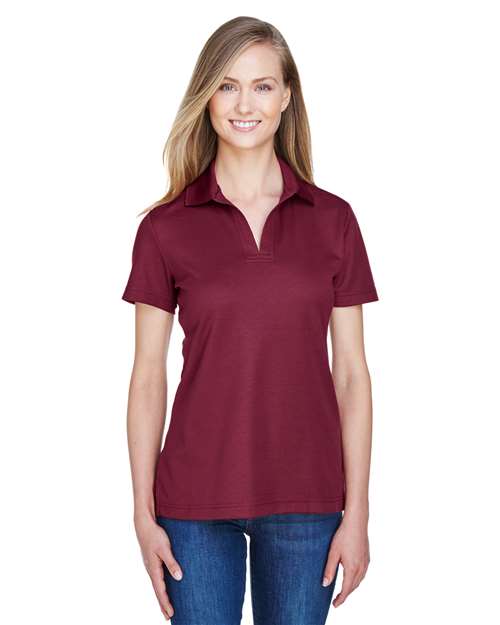 Women's CrownLux Performance® Plaited Polo Image 3