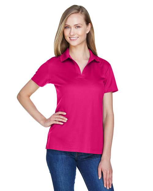 Women's CrownLux Performance® Plaited Polo Image 4
