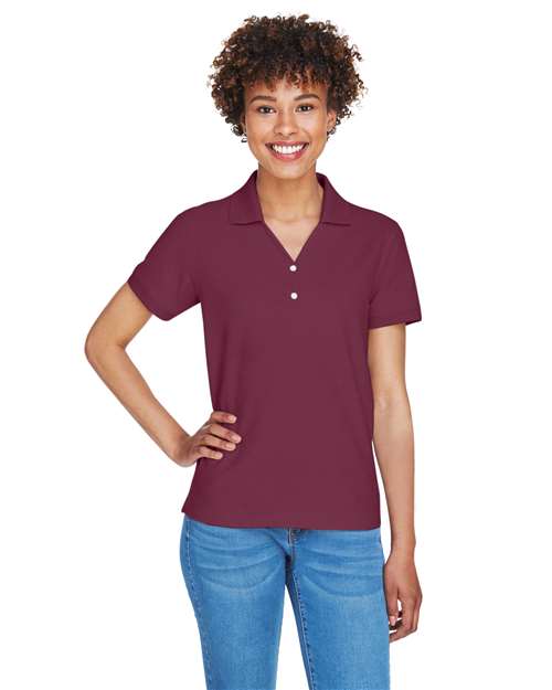 Women's Pima Piqué Polo Image 3