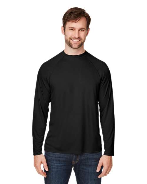 Unisex Ultra UVP™ Marina Raglan Long Sleeve T-Shirt Image 2