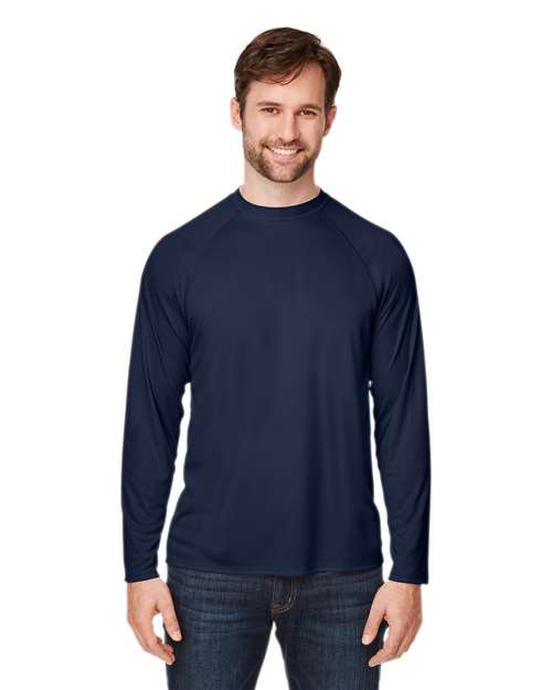 Unisex Ultra UVP™ Marina Raglan Long Sleeve T-Shirt Image 3