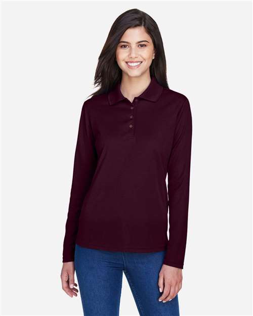 Women's Pinnacle Performance Long Sleeve Piqué Polo