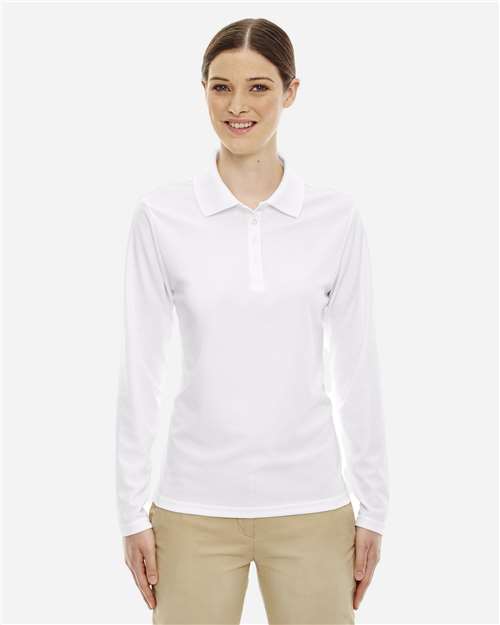 Women's Pinnacle Performance Long Sleeve Piqué Polo Image 8