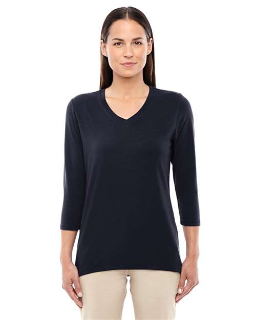 Women's Perfect Fit™ Bracelet-Length V-Neck Top Image 2