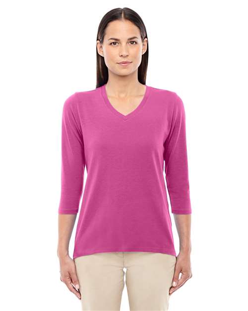 Women's Perfect Fit™ Bracelet-Length V-Neck Top Image 3