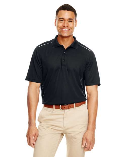 Men's Radiant Performance Piqué Polo with Reflective Piping Image 2