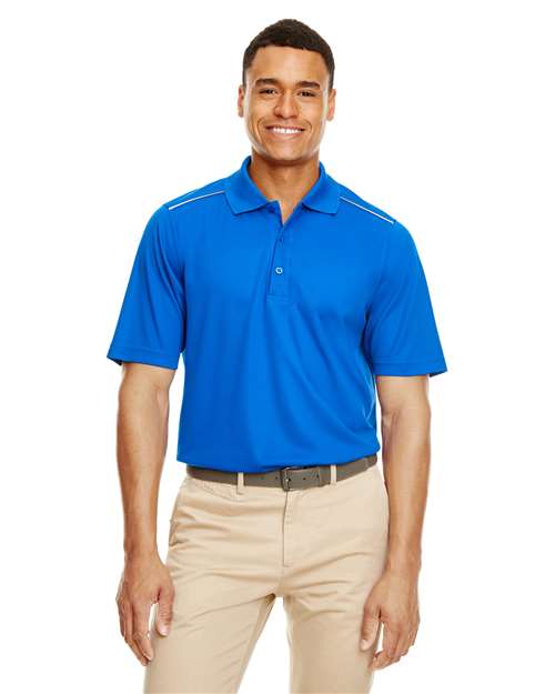 Men's Radiant Performance Piqué Polo with Reflective Piping Image 6