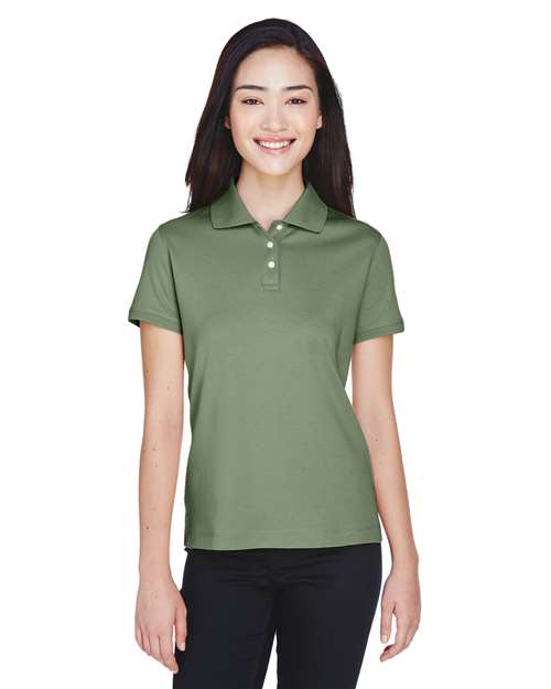 Women's Perfect Pima Interlock Polo Image 2