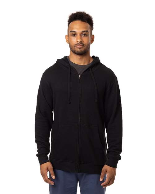 Unisex Hemp Hero Full-Zip Hooded Sweatshirt Image 3