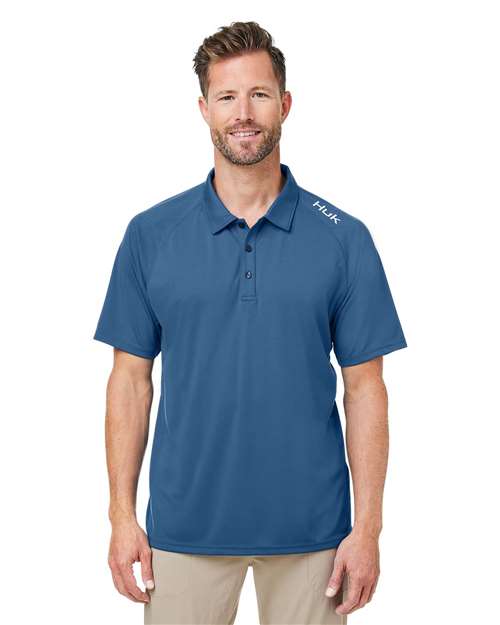Men's LoPro Solid Performance Polo Image 3