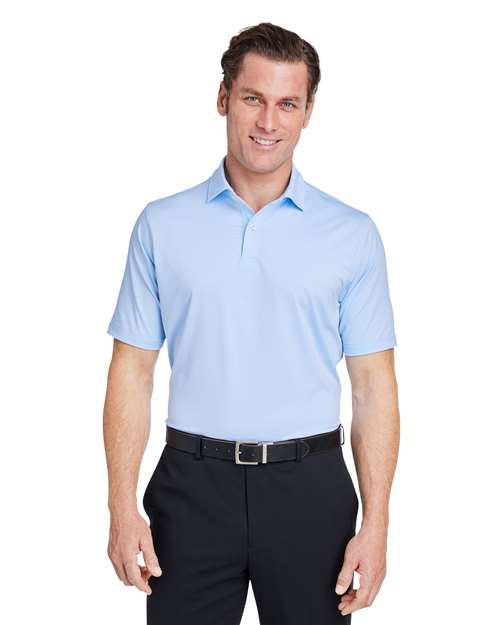 Men's USA Made Mini Stripe Tech Polo Image 2