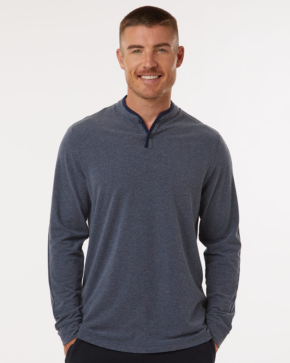 Men's Henley Long Sleeve T-Shirt