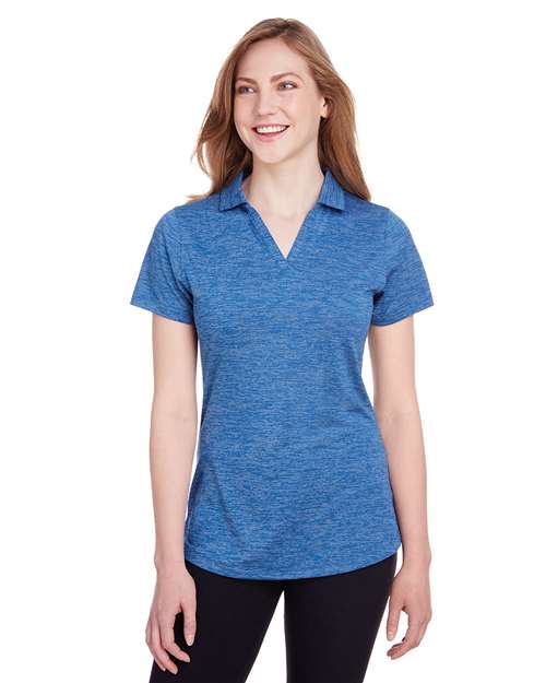 Women's Icon Heather Polo Image 4