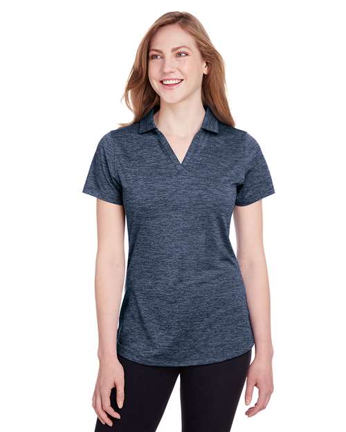 Women's Icon Heather Polo Image 5