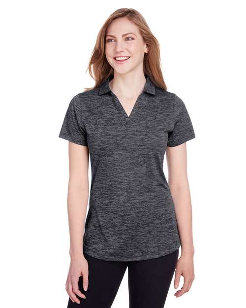 Women's Icon Heather Polo Image 6