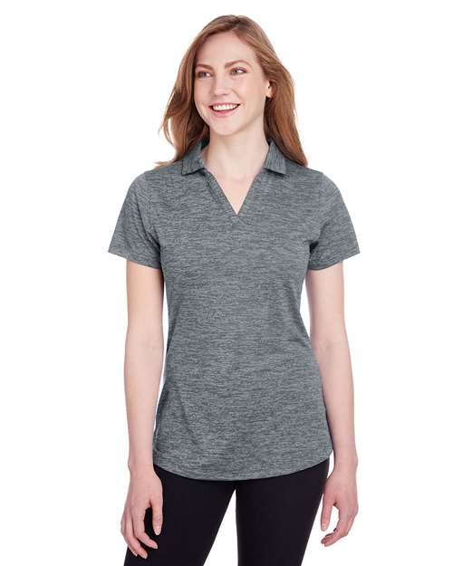 Women's Icon Heather Polo Image 7