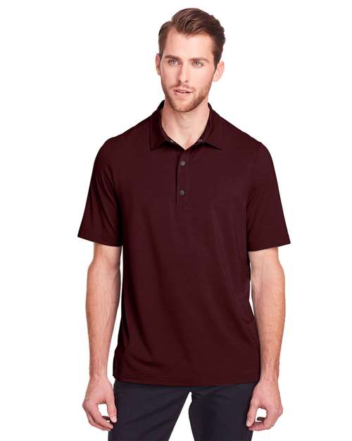 Men's JAQ Snap-Up Stretch Performance Polo Image 3