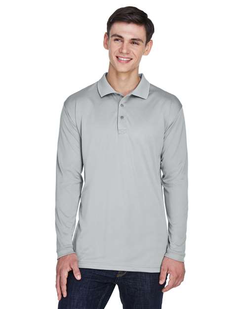 Men's Cool & Dry Sport Long Sleeve Polo Image 2