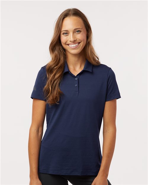 Women's Textured Stripe Polo Image 1