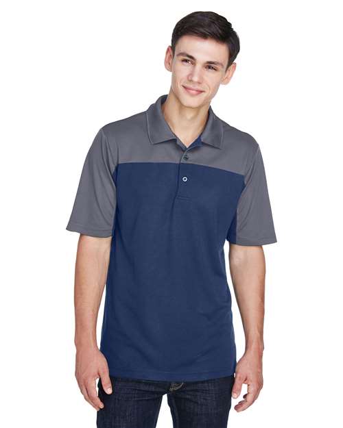Men's Balance Colorblock Performance Piqué Polo Image 3