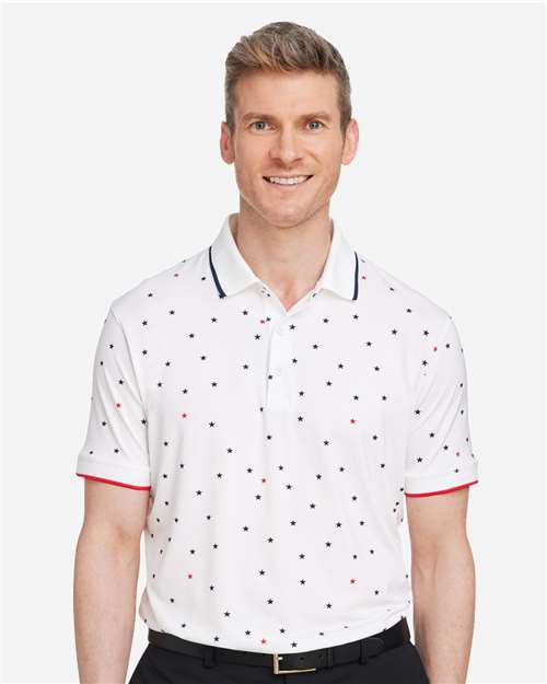 Men's Volition Skylight Patriotic Polo Image 2