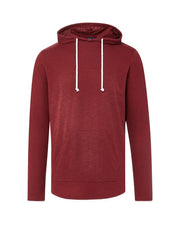 Unisex Miles Slub Hooded Long Sleeve T-Shirt