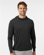 Men's Performance Hooded Long Sleeve T-Shirt Image 1