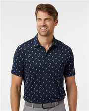 Men's Ultimate365 Mesh Print Polo Image 1