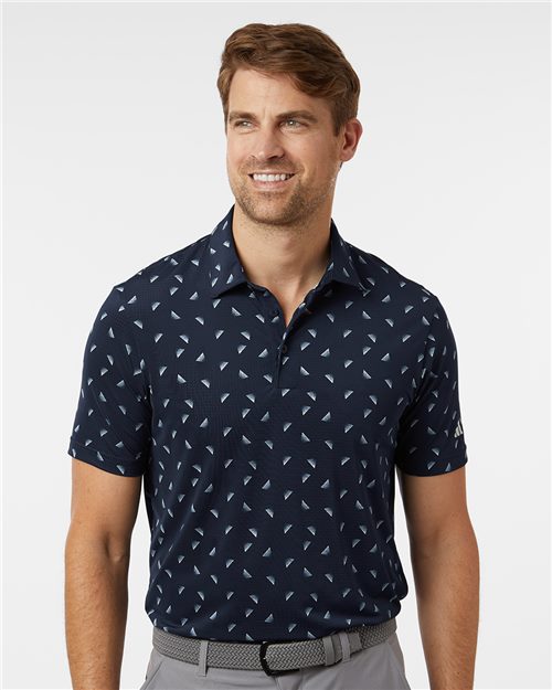 Men's Ultimate365 Mesh Print Polo Image 1
